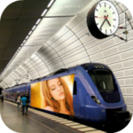 train subway frames android application logo